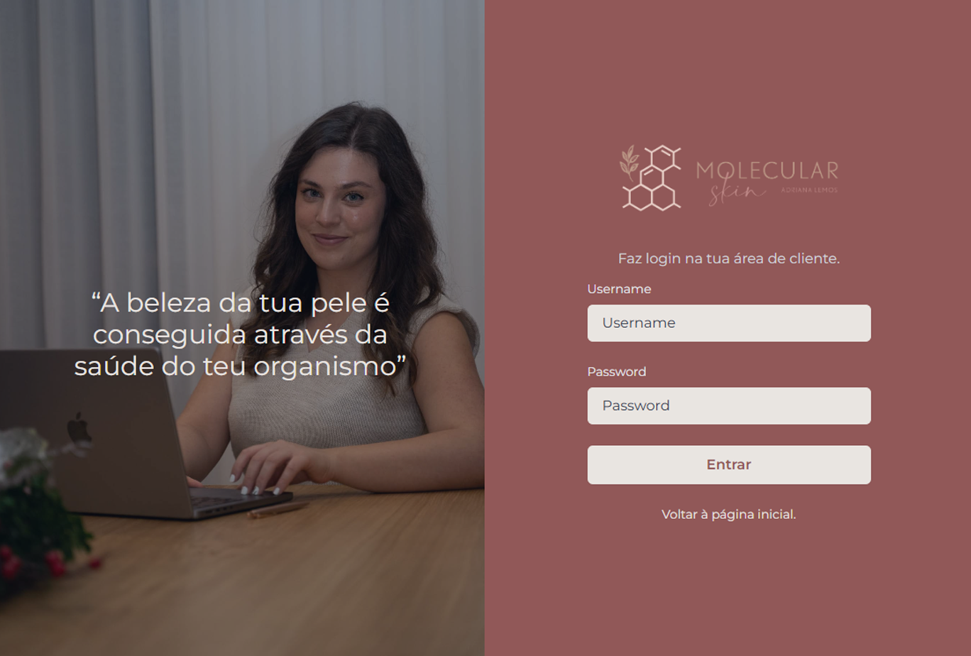 Login Molecular Skin